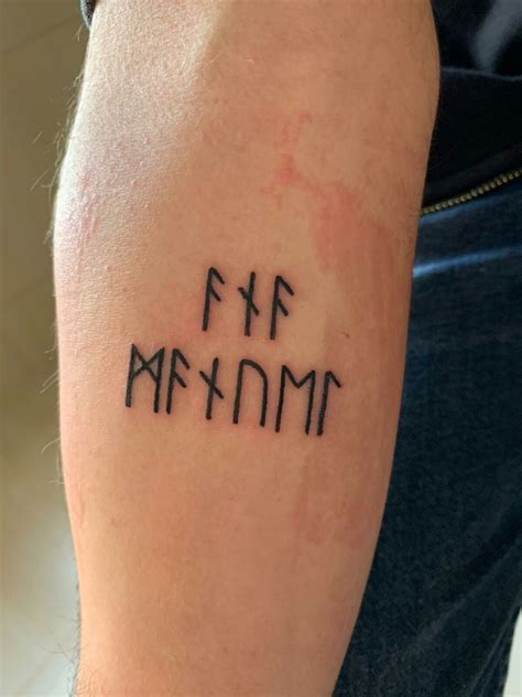 norse runic tattoos